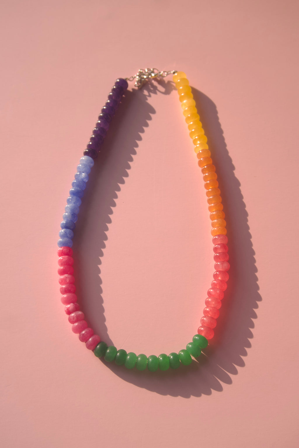 The rainbow necklce