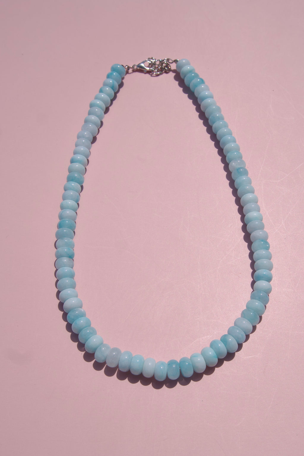 Seafoam aqua necklace