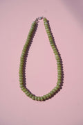 Olive Jade beaded necklace