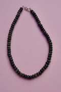 Moody Moss beaded necklace
