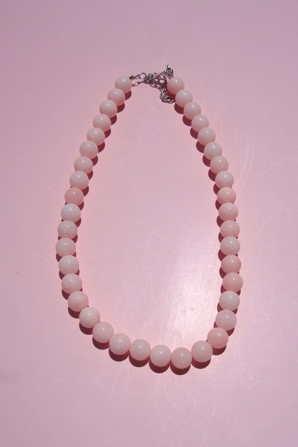 Bubblegum Jade necklace