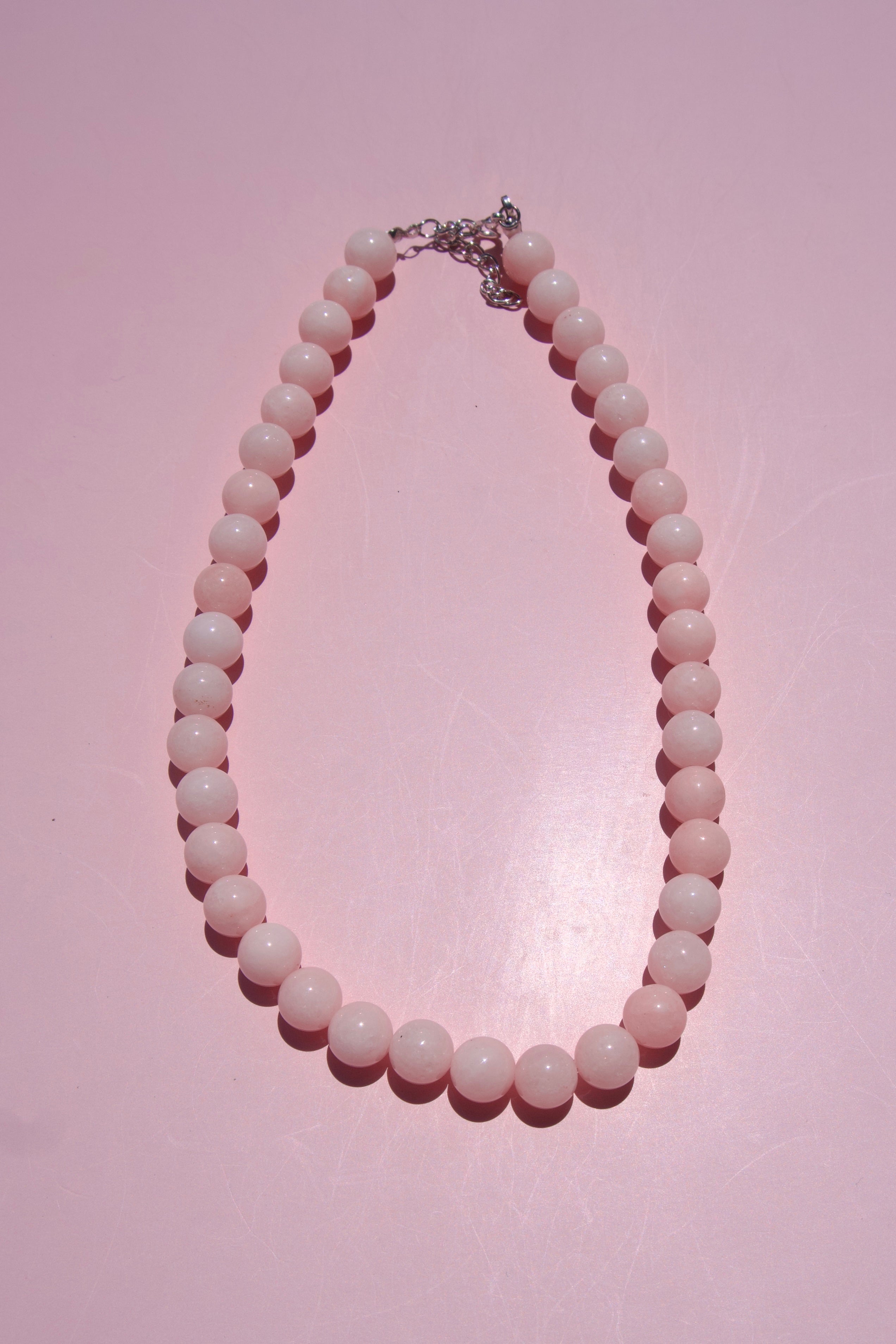 Bubblegum Jade necklace