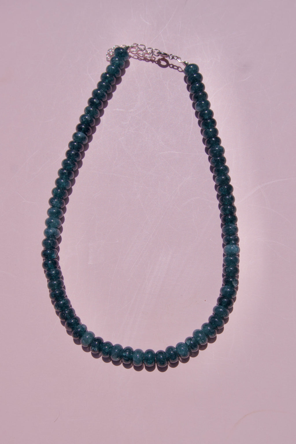 Deep Green gemstone necklace