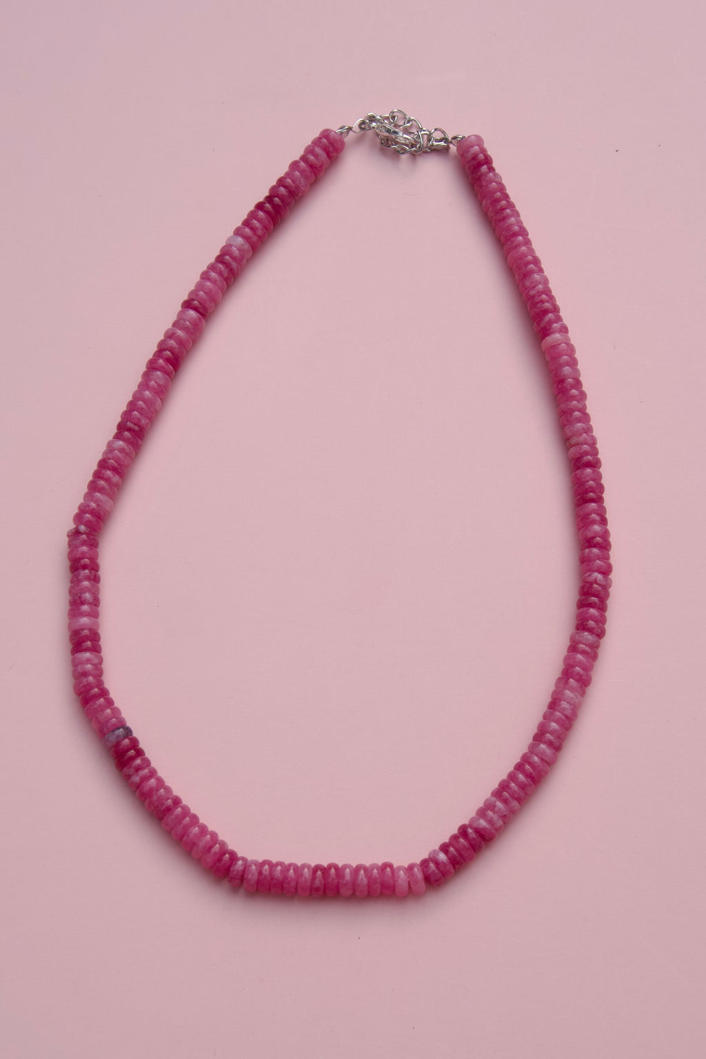 Petite pink necklace