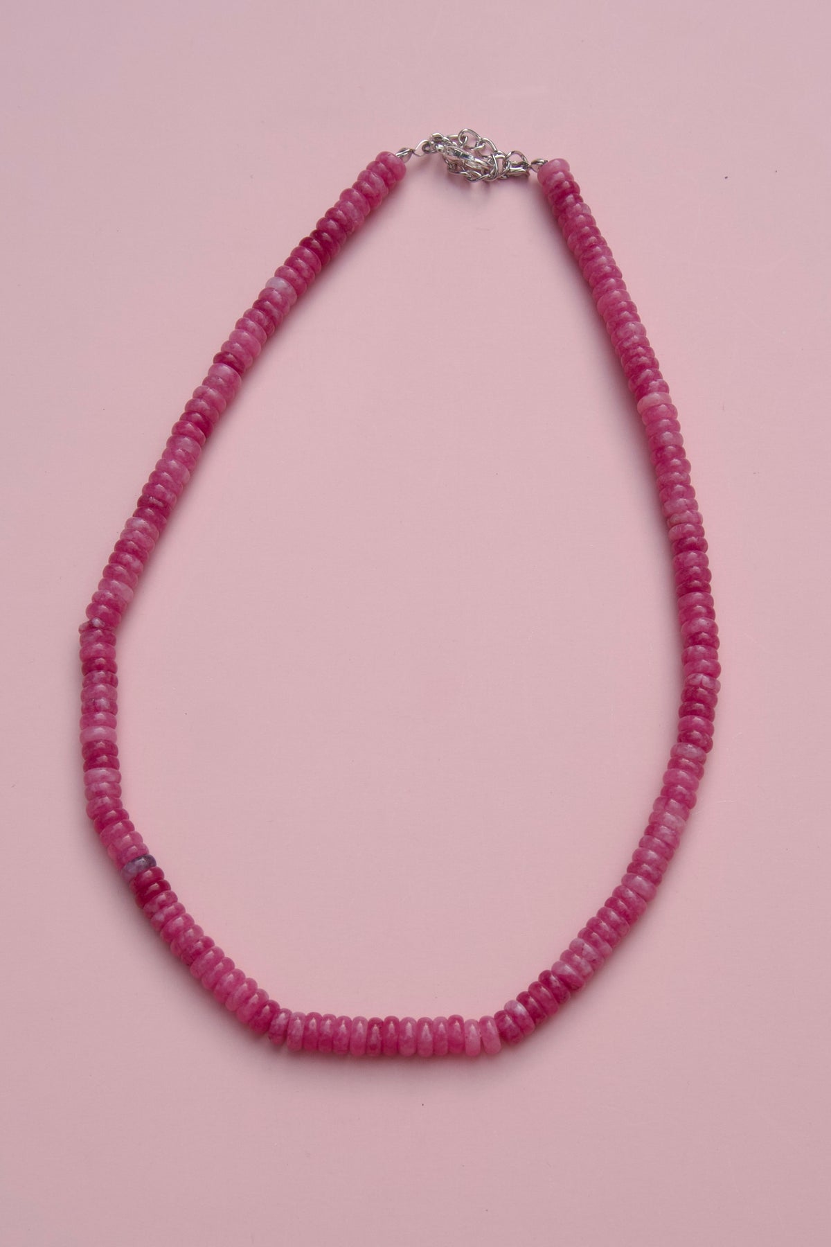 Petite pink necklace