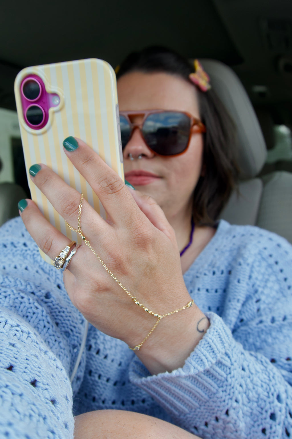 Gold Hand chain Bracelets