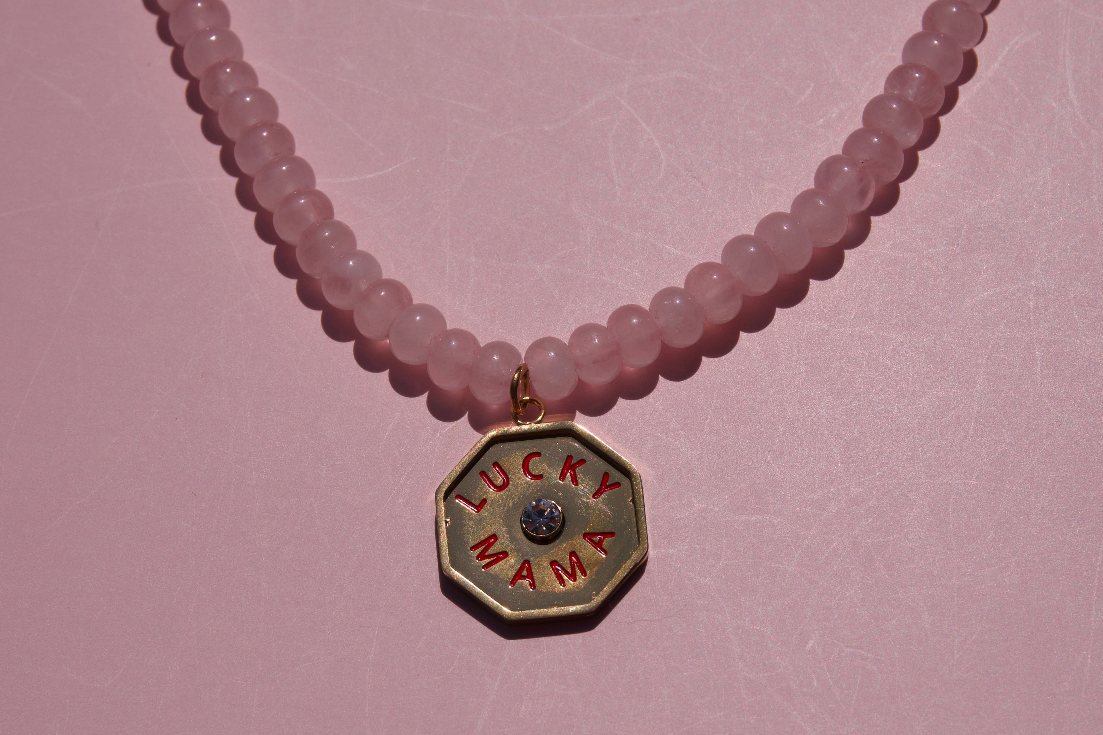 Blush Lucky Mama Necklace