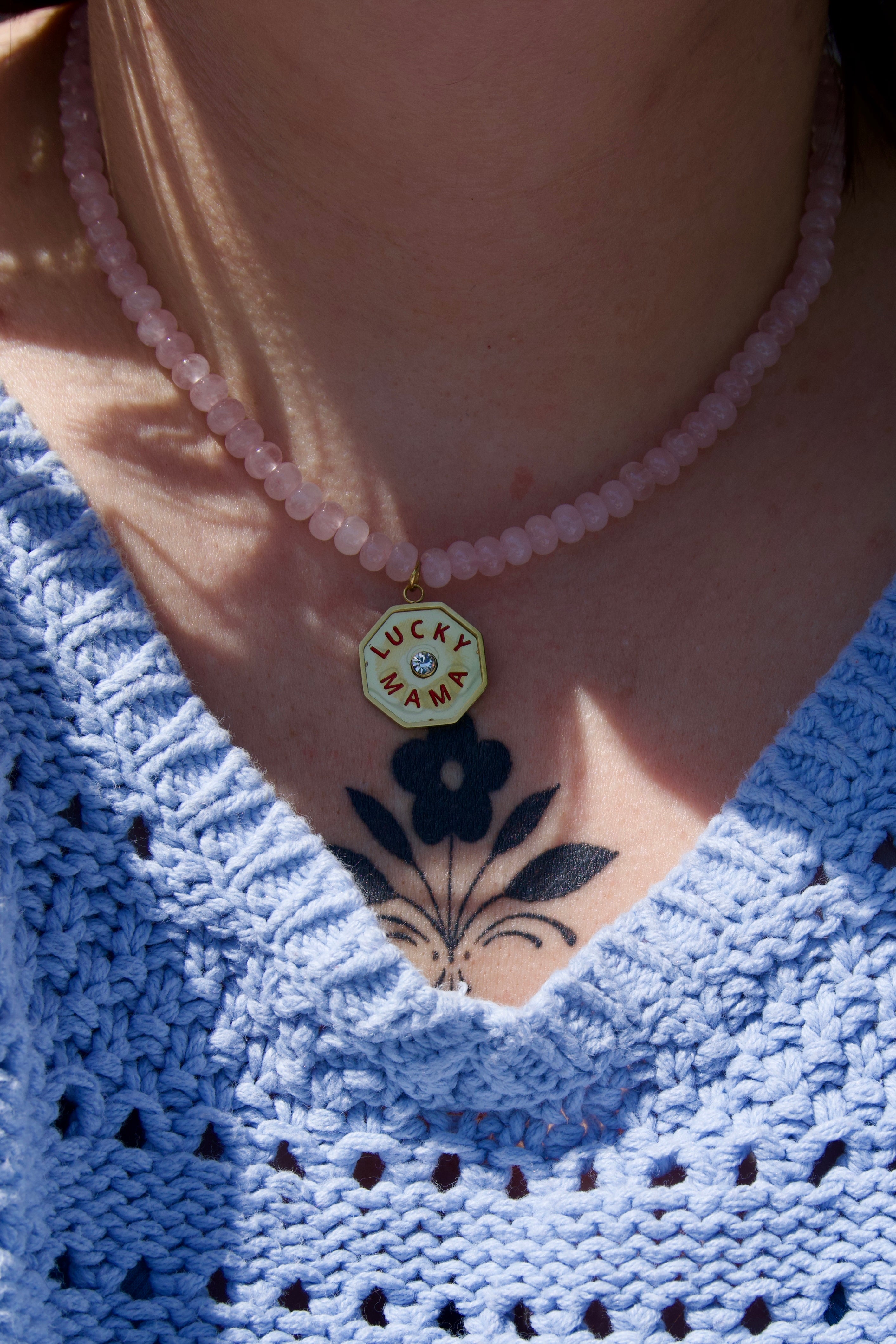 Blush Lucky Mama Necklace