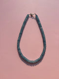 Stunning gray blue necklace