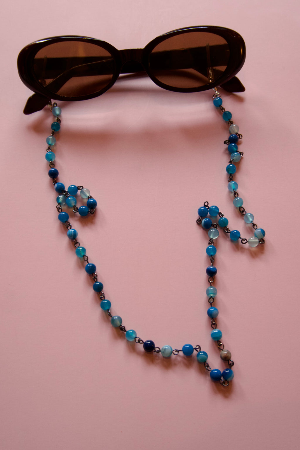 Blue glasses chain/necklace