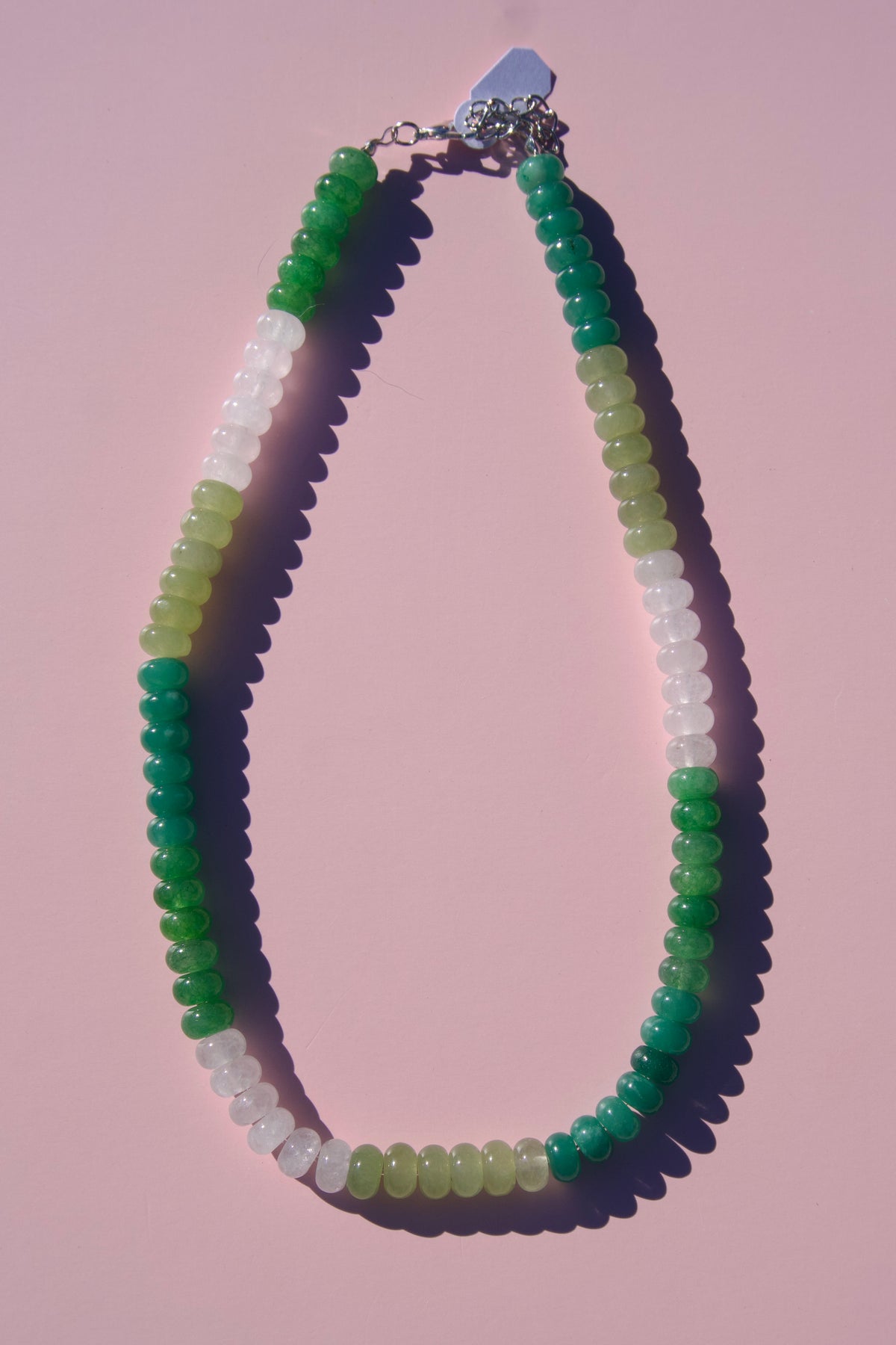 Shades of green necklace