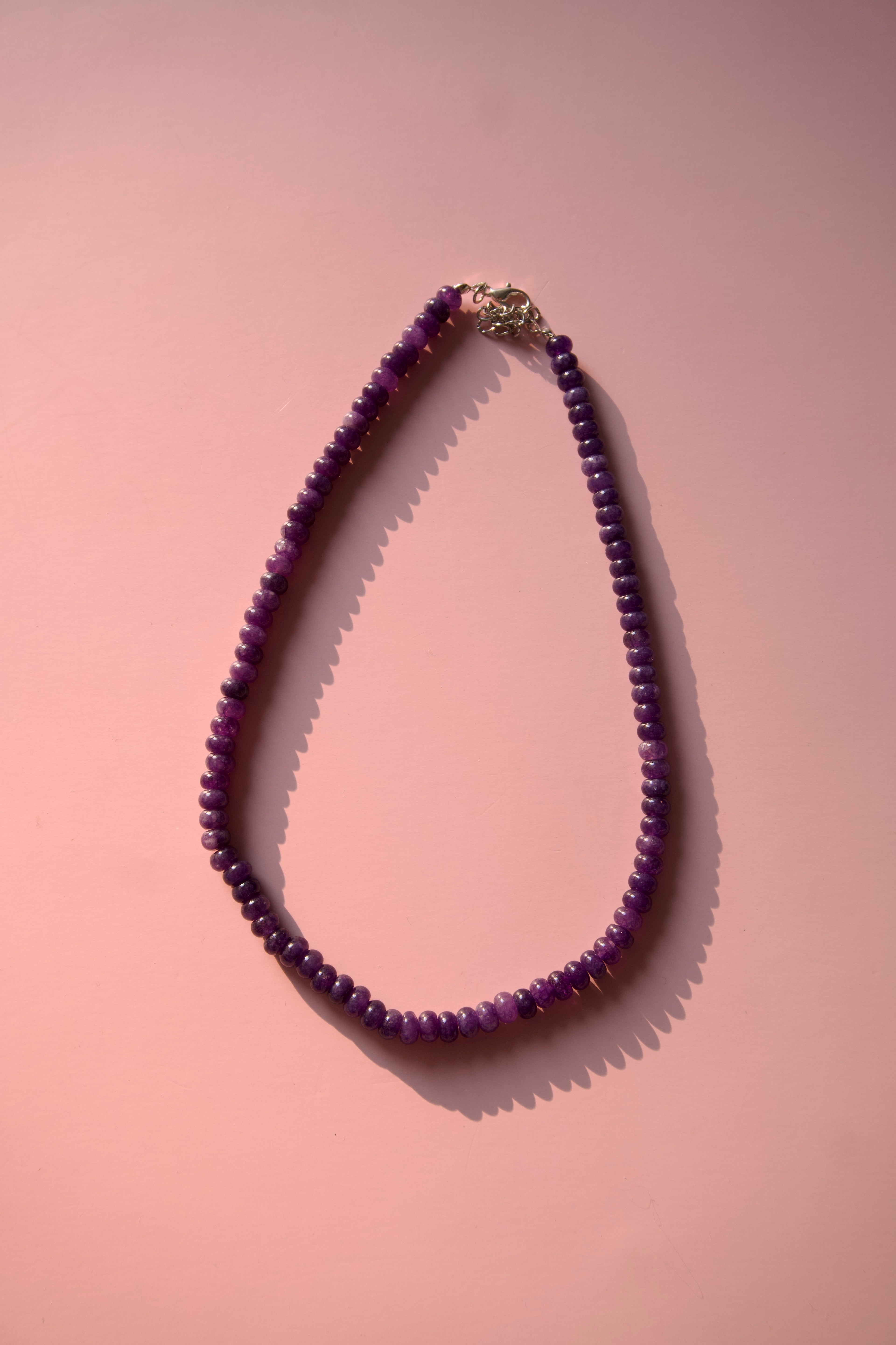 Deep purple necklace