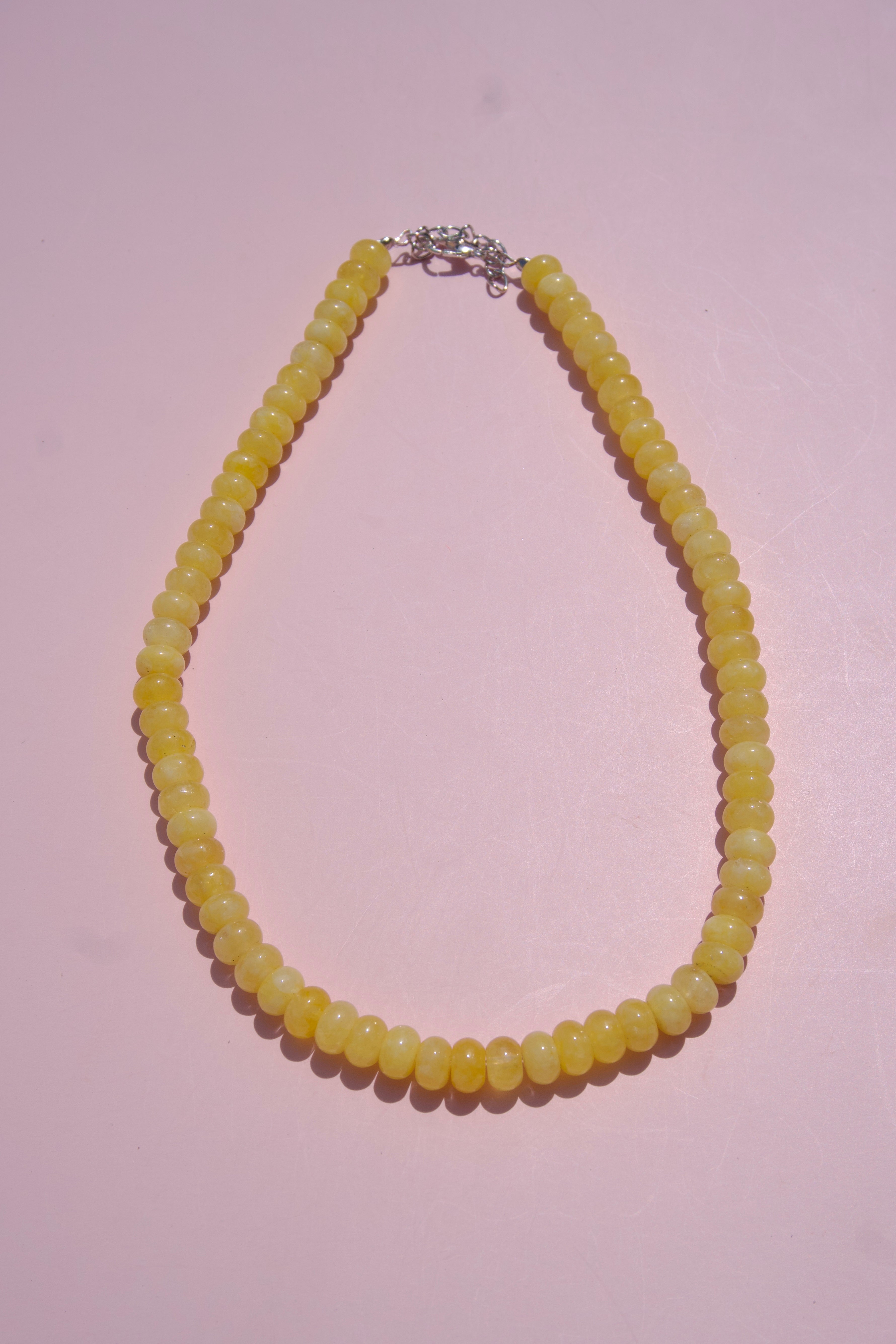 Sunflower necklace