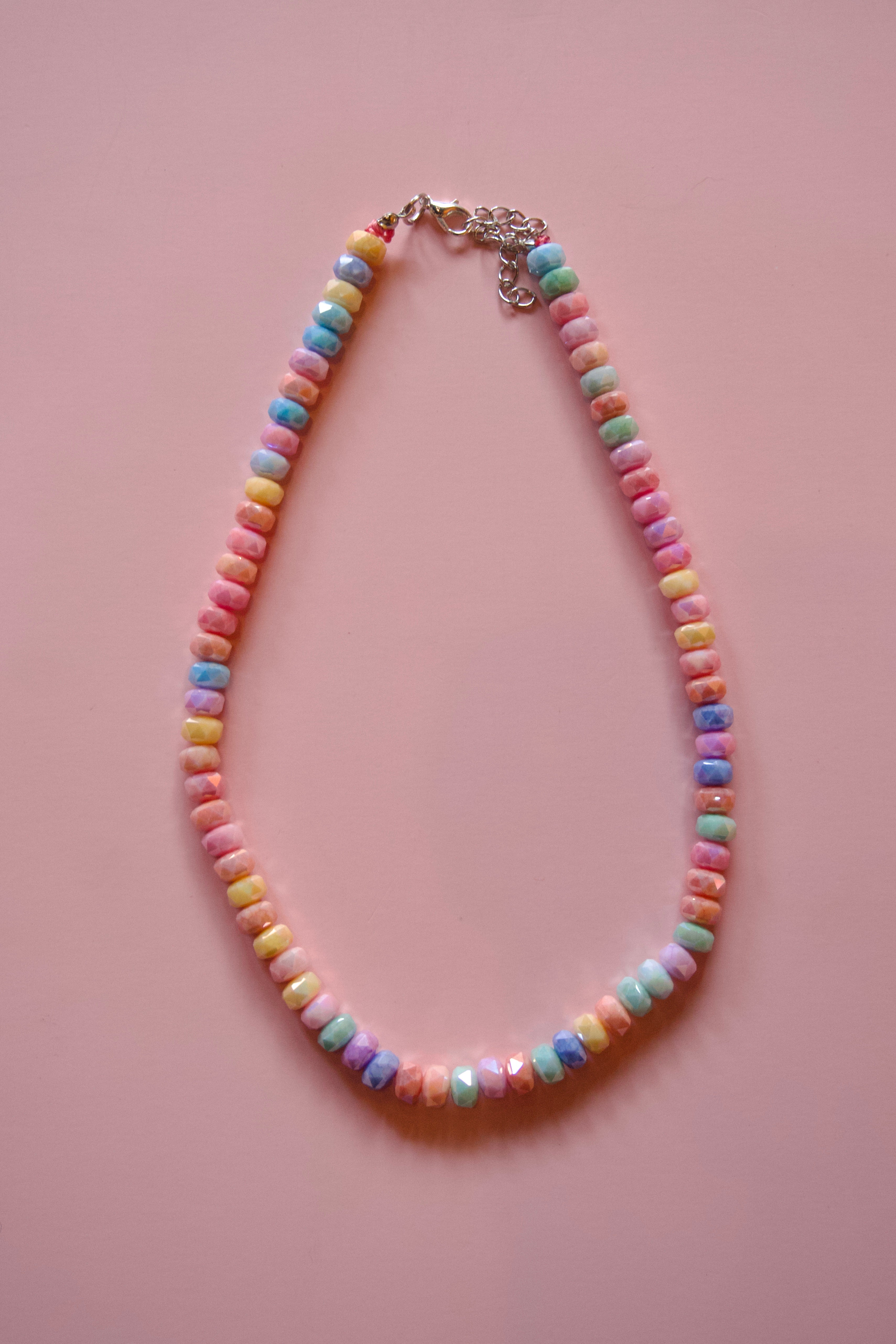 Gemstone candy necklace
