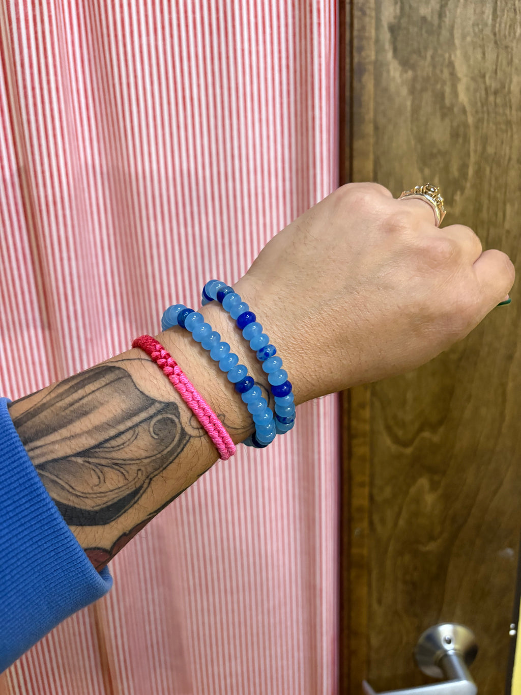 Brewers blue bracelet