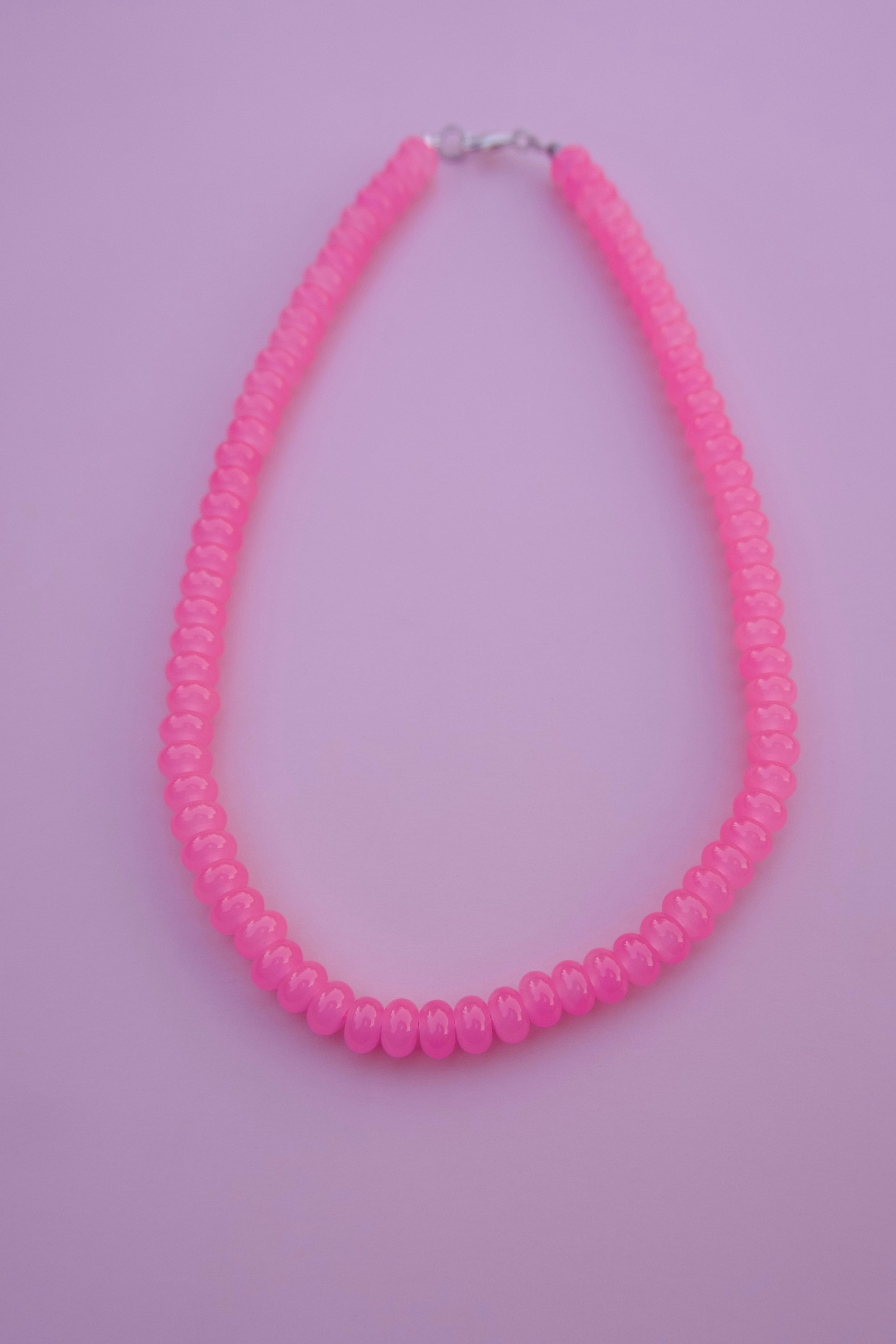 Hot pink necklace