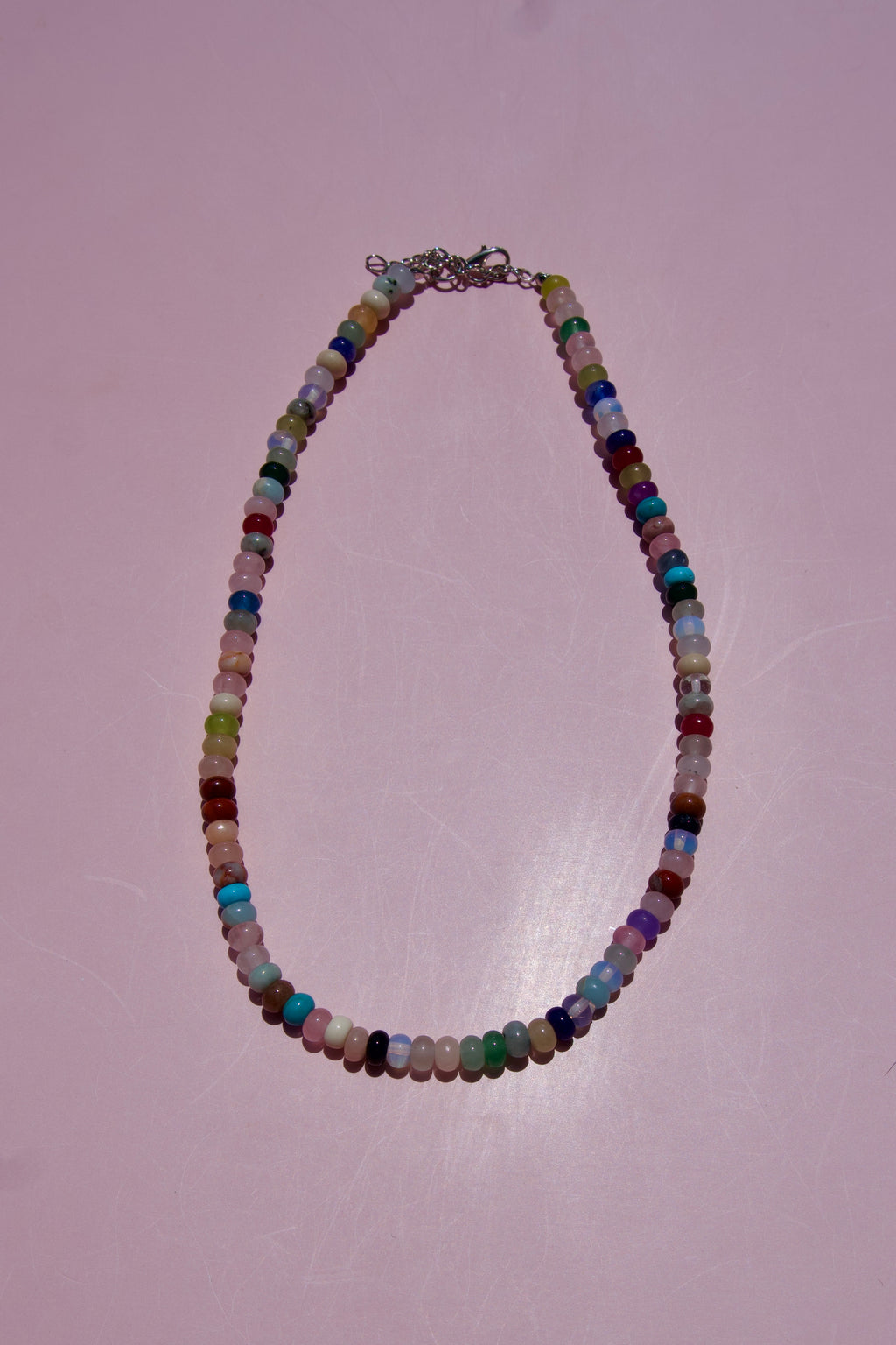 Multicolor beaded necklace