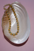 Butter Yellow + Turquoise necklace