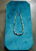 Marbled neutrals beaded necklace