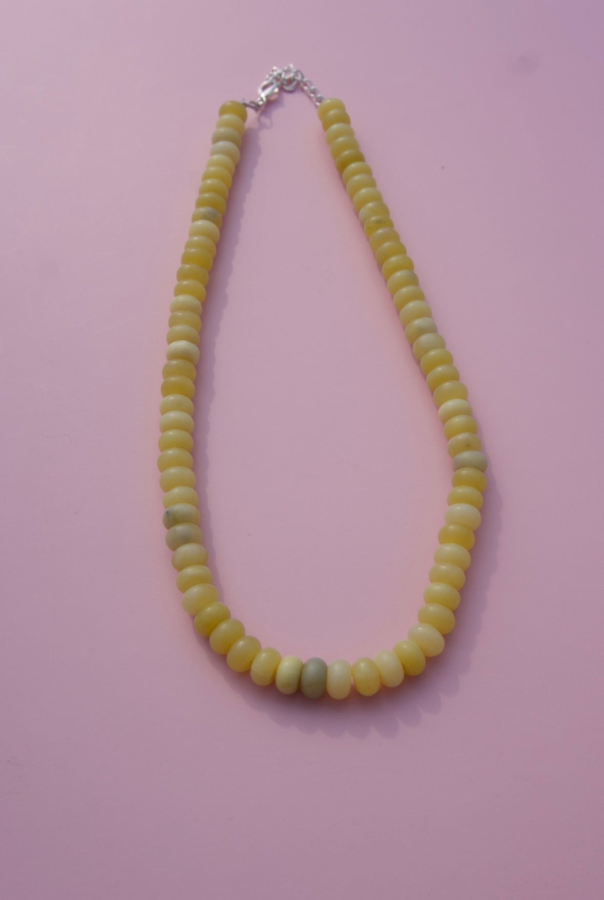 Lemon Jade necklace